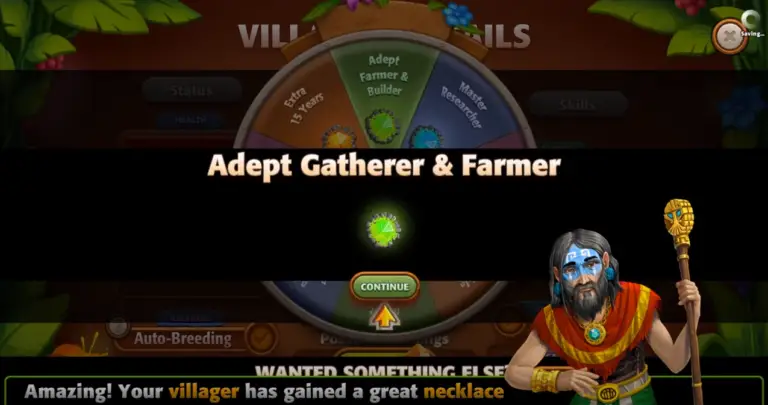 virtual villagers origins 2 why is the game telling me to pick 5 villagers