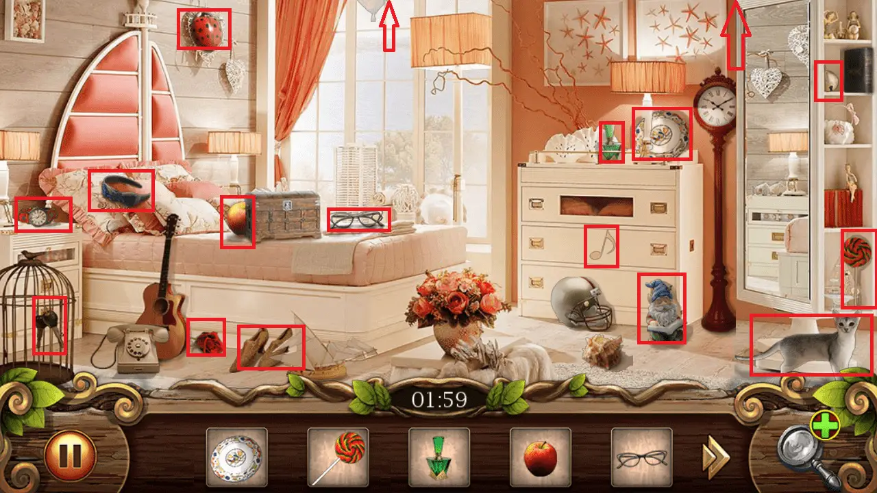 Hidden objects house escape 3 прохождение