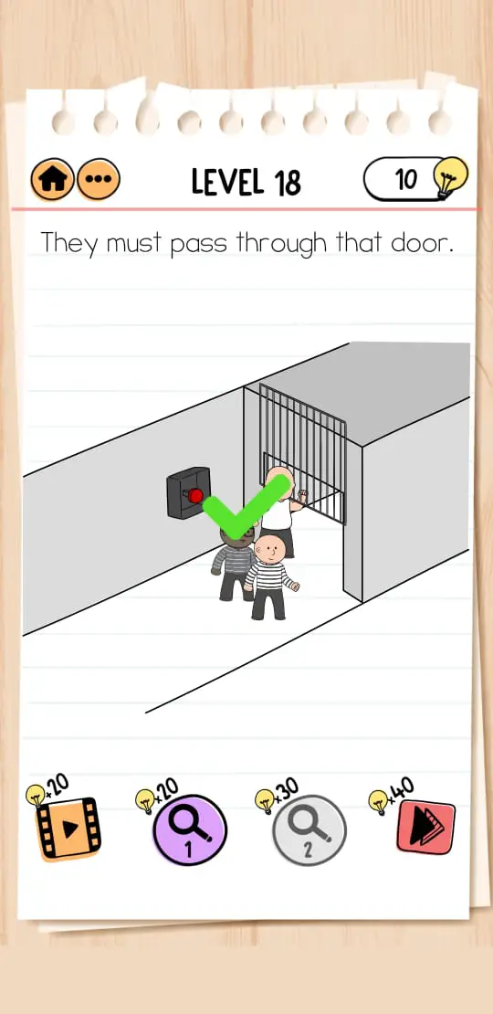 brain test 2 prison escape level 10