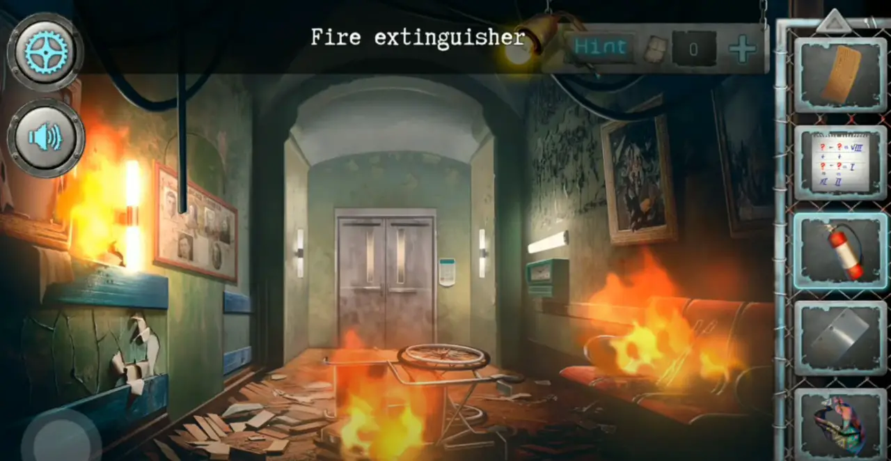 Scary Horror 2 Escape Games fire extinguisher 1