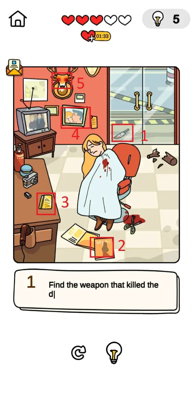 Brain Out Detective Level 9 Walkthrough