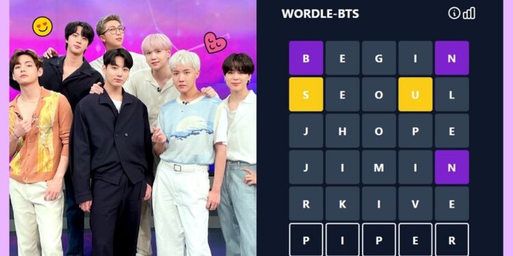 Wordle BTS Answer for Today (April 1 2022)